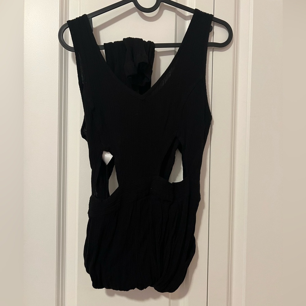 Urban Outfitters black skinny leg jumpsuit